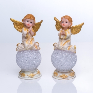 Aniołek - modlitwa - świecąca kula