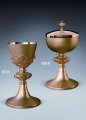 Kielich - nodus ażur, topaz - DOB 0110 - Dewocjonalia P.H. Jakóbczak - Katolicki sklep liturgiczny i hurtownia