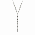 Naszyjnik - dziesiątek różańca - róże - Metallo - JS R1332 - Dewocjonalia P.H. Jakóbczak - Katolicki sklep liturgiczny i hurtownia