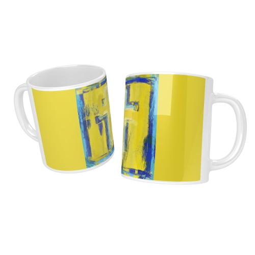 Kubek religijny z Krzyżem - UR ACH016 - Dewocjonalia P.H. Jakóbczak - Katolicki sklep liturgiczny i hurtownia