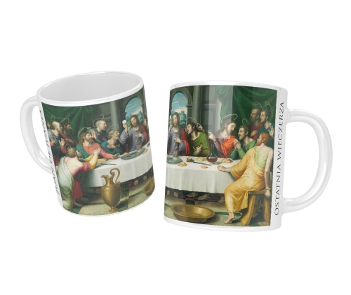 Kubek ceramiczny, Ostatnia Wieczerza - UR ACH018 - Dewocjonalia P.H. Jakóbczak - Katolicki sklep liturgiczny i hurtownia