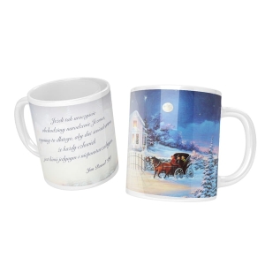 Kubek świąteczny z cytatem