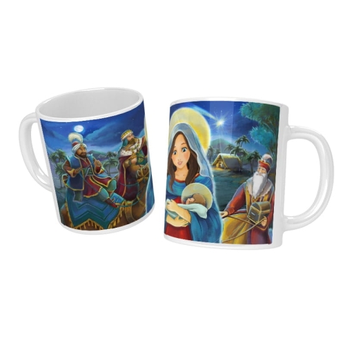 8d347248a443e2062f55615b5916a6dc Kubek świąteczny Trzej Królowie, Matka Boża