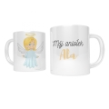 Kubek ceramiczny z aniołkiem, personalizowany - UR ACH066 - Dewocjonalia P.H. Jakóbczak - Katolicki sklep liturgiczny i hurtownia