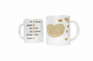 Kubek krzyżówka na Dzień Babci