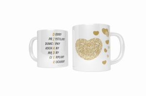 Kubek krzyżówka na Dzień Dziadka