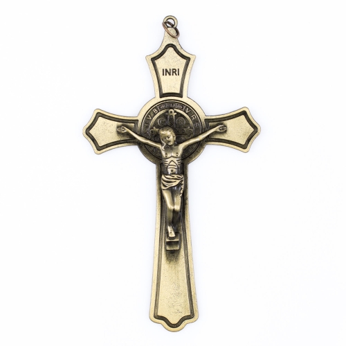 Krzyż - Św. Benedykt - JS K002G - Dewocjonalia P.H. Jakóbczak - Katolicki sklep liturgiczny i hurtownia