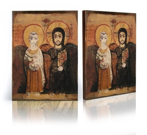 Ikona Religijna Święty Menas (ikona przyjaźni)