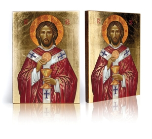 Ikona Religijna Jezus Chrystus z Hostią