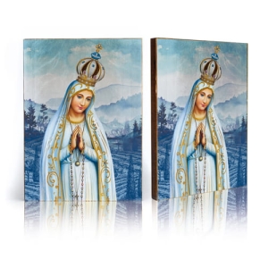 Ikona Religijna Matka Boża Fatimska