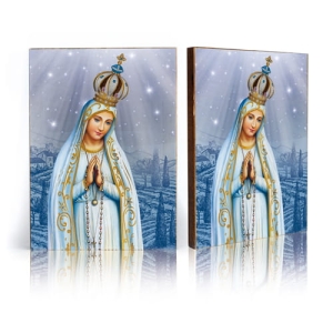 Ikona Religijna Matka Boża Fatimska
