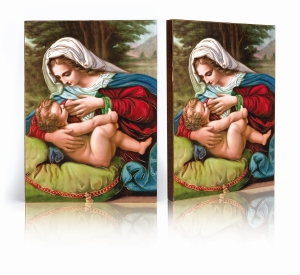 Ikona Religijna Matka Boża Karmiąca