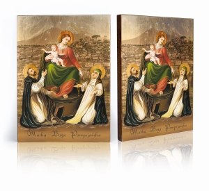 Ikona Religijna Matka Boża Pompejańska