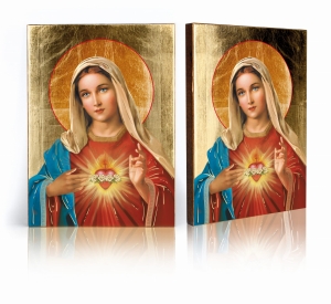 Ikona Religijna Niepokalane Serce Najświętszej Maryi Panny