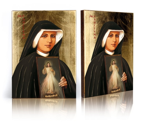 Ikona Religijna Święta Faustyna - GAR IP-3094 - Dewocjonalia P.H. Jakóbczak - Katolicki sklep liturgiczny i hurtownia
