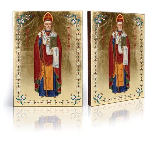 Ikona Religijna Święty Mikołaj - GAR IP-3481 - Dewocjonalia P.H. Jakóbczak - Katolicki sklep liturgiczny i hurtownia