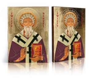 Ikona Religijna Święty Błażej