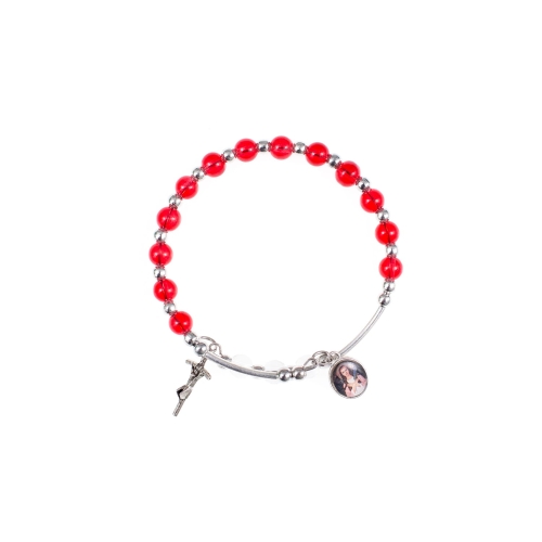 Bransoletka - Koronka do św. Filomeny - instrukcja modlitwy - JS BC1501 - Dewocjonalia P.H. Jakóbczak - Katolicki sklep liturgiczny i hurtownia