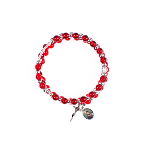 Bransoletka - Koronka do Siedmiu Boleści Matki Bożej - instrukcja modlitwy - JS BC1541 - Dewocjonalia P.H. Jakóbczak - Katolicki sklep liturgiczny i hurtownia