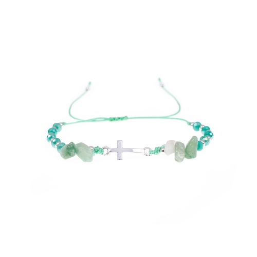 Bransoletka - dziesiątek różańca - Delicate - mix kolorów - JS BD022 - Dewocjonalia P.H. Jakóbczak - Katolicki sklep liturgiczny i hurtownia