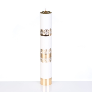 Świeca olejowa 40/63 biała