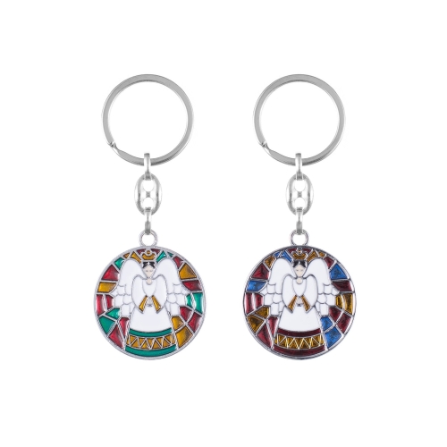 JS KP044 Brelok - aniołek - witraż