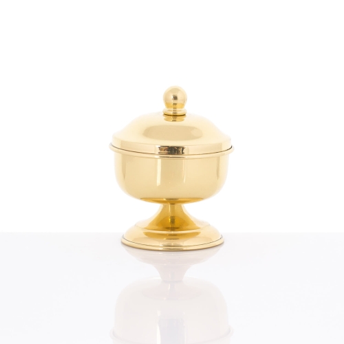 Vasculum mosiężne z wkładem - JM CH-8m - Dewocjonalia P.H. Jakóbczak - Katolicki sklep liturgiczny i hurtownia