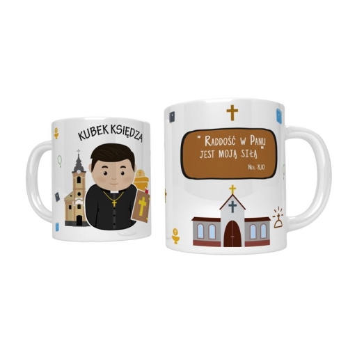 Kubek dla Księdza - UR ACH097 - Dewocjonalia P.H. Jakóbczak - Katolicki sklep liturgiczny i hurtownia
