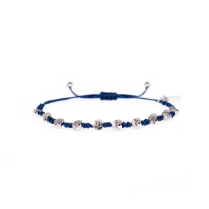 Bransoletka - dziesiątek różańca - serce - I LOVE JESUS - Metallo - mix korów