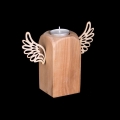 Świecznik - skrzydła - drewno - JS CH024-0 - Dewocjonalia P.H. Jakóbczak - Katolicki sklep liturgiczny i hurtownia