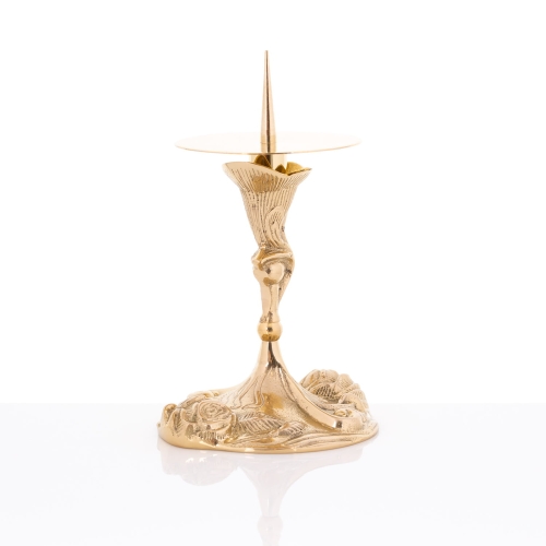 6987 Lichtarz - mosiądz - 14 cm