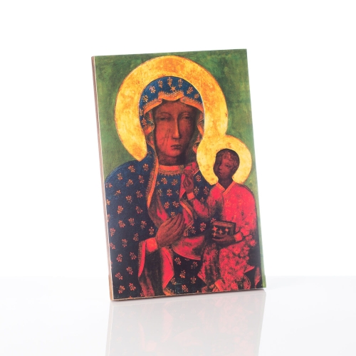 Obrazek - Matka Boża Częstochowska - 10x15 cm - JS OB2ZCZ - Dewocjonalia P.H. Jakóbczak - Katolicki sklep liturgiczny i hurtownia