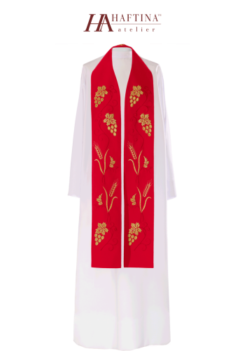 Stuła KST/001/02 - HAF KST/001/02 - Dewocjonalia P.H. Jakóbczak - Katolicki sklep liturgiczny i hurtownia