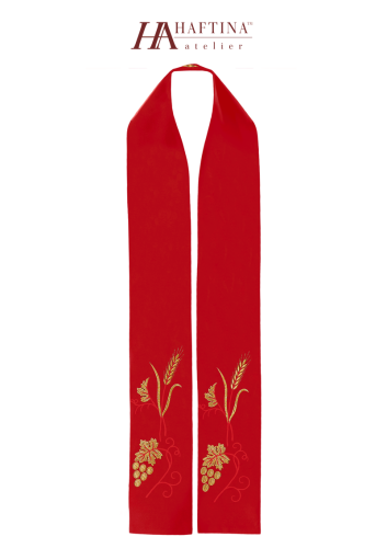 Stuła KST/003/02 - HAF KST/003/02 - Dewocjonalia P.H. Jakóbczak - Katolicki sklep liturgiczny i hurtownia