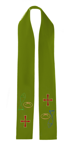 Stuła KST/007/01 - HAF KST/007/01 - Dewocjonalia P.H. Jakóbczak - Katolicki sklep liturgiczny i hurtownia