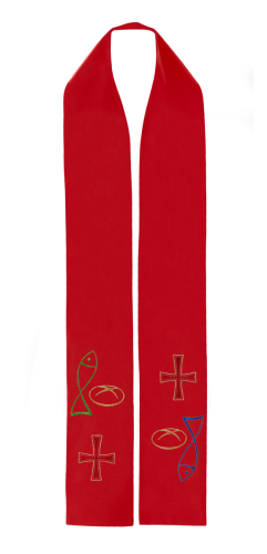 Stuła KST/007/02 - HAF KST/007/02 - Dewocjonalia P.H. Jakóbczak - Katolicki sklep liturgiczny i hurtownia