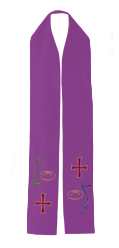 Stuła KST/007/03 - HAF KST/007/03 - Dewocjonalia P.H. Jakóbczak - Katolicki sklep liturgiczny i hurtownia