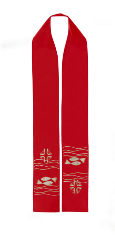 Stuła KST/022/02 - HAF KST/022/02 - Dewocjonalia P.H. Jakóbczak - Katolicki sklep liturgiczny i hurtownia