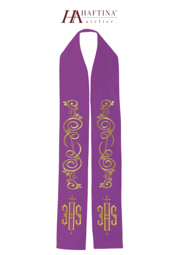 Stuła KST/031/03 - HAF KST/031/03 - Dewocjonalia P.H. Jakóbczak - Katolicki sklep liturgiczny i hurtownia