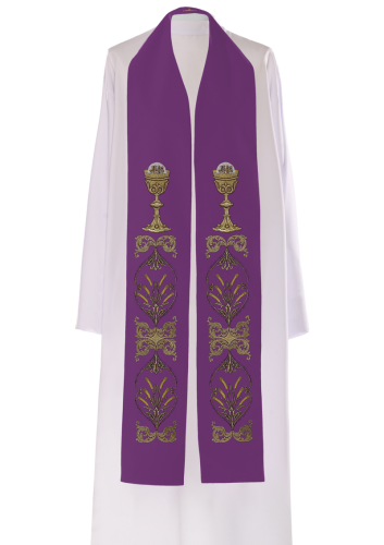 Stuła KST/042/03 - HAF KST/042/03 - Dewocjonalia P.H. Jakóbczak - Katolicki sklep liturgiczny i hurtownia