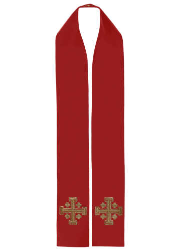 Stuła KST/046/02 - HAF KST/046/02 - Dewocjonalia P.H. Jakóbczak - Katolicki sklep liturgiczny i hurtownia