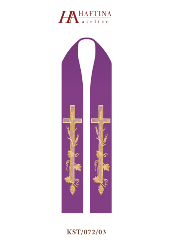 Stuła KST/072/03 - HAF KST/072/03 - Dewocjonalia P.H. Jakóbczak - Katolicki sklep liturgiczny i hurtownia