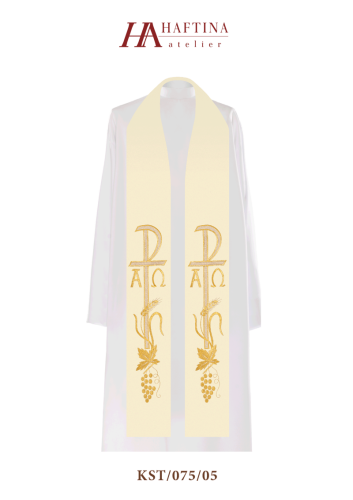 Stuła KST/075/05 - HAF KST/075/05 - Dewocjonalia P.H. Jakóbczak - Katolicki sklep liturgiczny i hurtownia