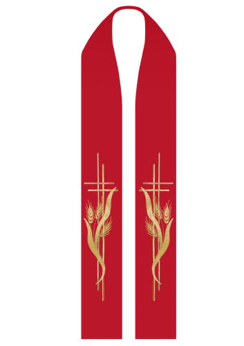 Stuła KST/083/02 - HAF KST/083/02 - Dewocjonalia P.H. Jakóbczak - Katolicki sklep liturgiczny i hurtownia