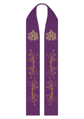 Stuła KST/413/03 - HAF KST/413/03 - Dewocjonalia P.H. Jakóbczak - Katolicki sklep liturgiczny i hurtownia