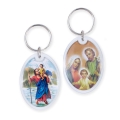 Brelok - św. Krzysztof - wizerunki świętych - JS KC299-0 - Dewocjonalia P.H. Jakóbczak - Katolicki sklep liturgiczny i hurtownia