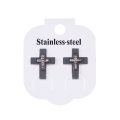 Kolczyki - krzyżyki - Stainless Steel - JS ES011 - Dewocjonalia P.H. Jakóbczak - Katolicki sklep liturgiczny i hurtownia