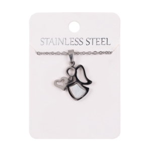Naszyjnik - aniołek - Perla Madre - Stainless Steel
