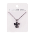 Naszyjnik - aniołek - Stainless Steel - JS NS022 - Dewocjonalia P.H. Jakóbczak - Katolicki sklep liturgiczny i hurtownia