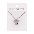 Naszyjnik - aniołek - Stainless Steel - JS NS032 - Dewocjonalia P.H. Jakóbczak - Katolicki sklep liturgiczny i hurtownia